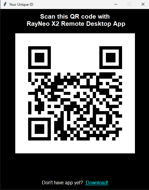 QR Code to scan