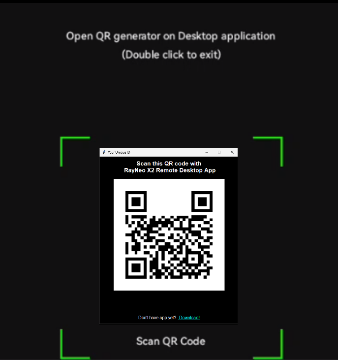 Scan QR code